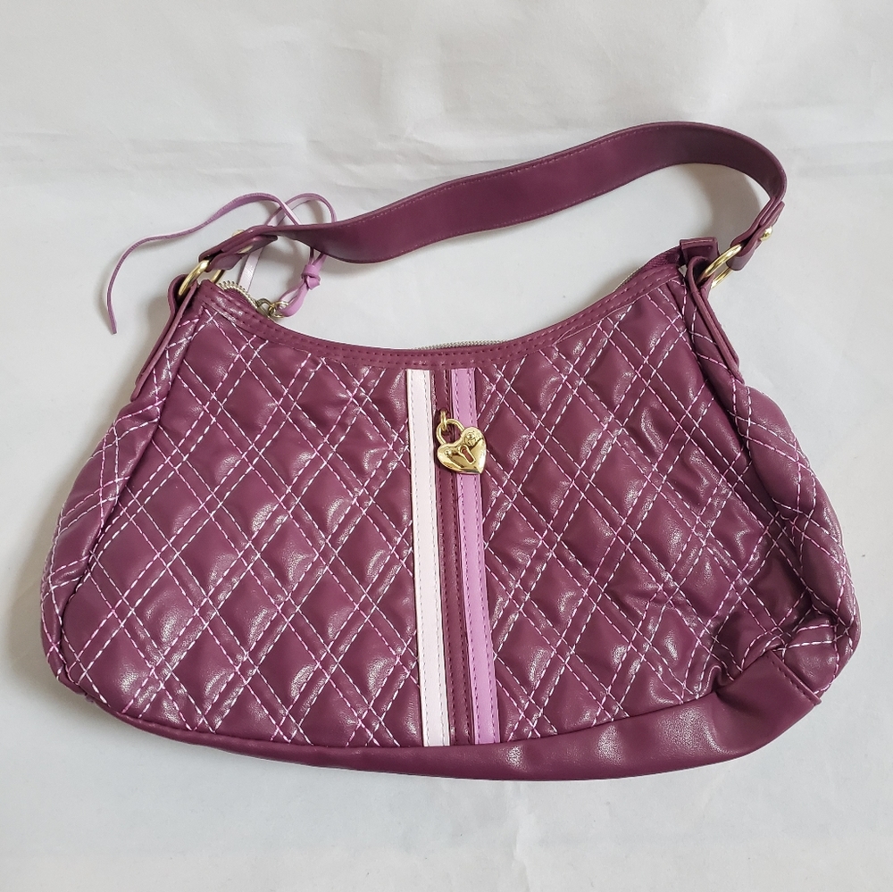 Victoria's Secret Purple Quilted shoulder bag